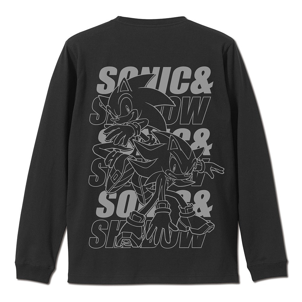 ソニック・ザ・ヘッジホッグ SONIC&SHADOW 袖ロングスリーブTシャツ WHITE M 【01/24頃入荷】