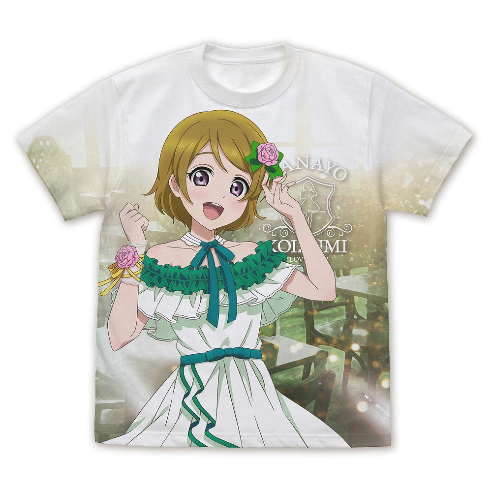ラブライブ! 描き下ろし 小泉花陽 フルグラフィックTシャツ パーティード.. WHITE M 【02/04頃入荷】