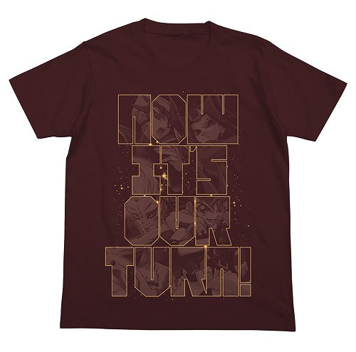 遊☆戯☆王ZEXAL 俺たちのターンTシャツ BURGUNDY XL 【01/24頃入荷】