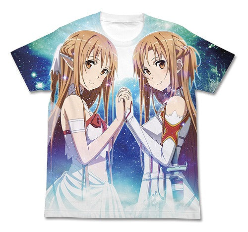 ソードアート・オンライン アスナ&アスナ フルグラフィックTシャツ WHITE M 【01/24頃入荷】