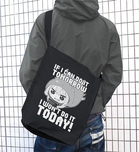 干物妹!うまるちゃん 今日はやらないショルダートート BLACK 【01/24頃入荷】