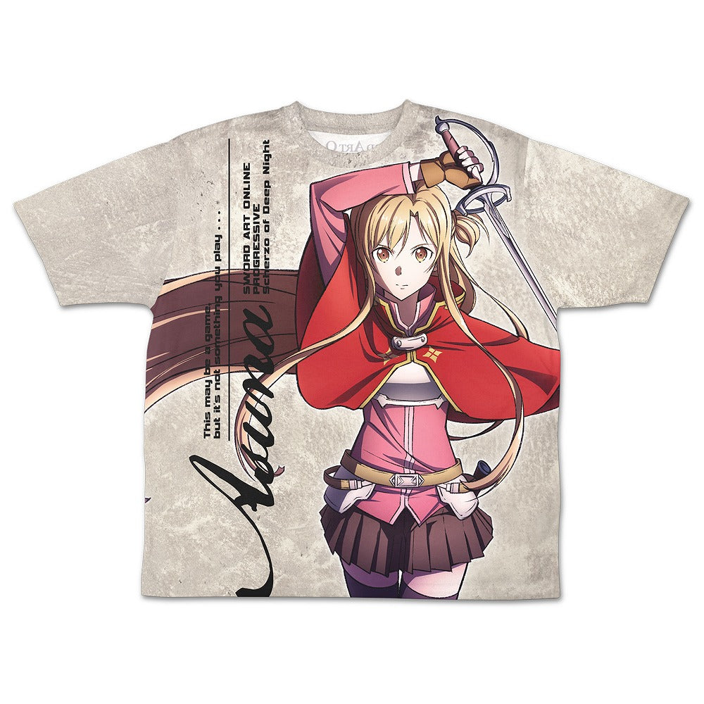 劇場版 ソードアート・オンライン -プログレッシブ- 冥き夕闇のスケルツォ アスナ 両面フルグラフィックTシャツ SAO第5層Ver. M 【01/24頃入荷】