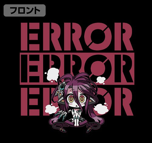 ノーゲーム・ノーライフ ゼロ シュヴィ エラーTシャツ BLACK S 【01/24頃入荷】