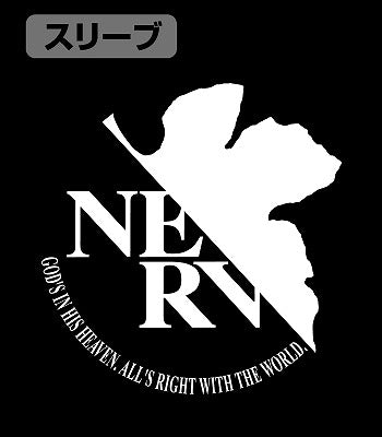 EVANGELION ネルフ ポロシャツ BLACK XL 【01/24頃入荷】