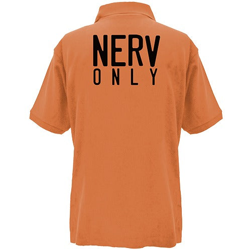 EVANGELION ネルフ ポロシャツ BLACK XL 【01/24頃入荷】