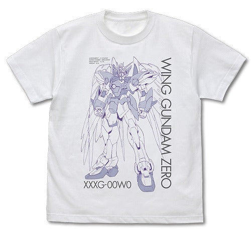 新機動戦記ガンダムW Endless Waltz ウイングガンダムゼロ EW Tシャツ  WHITE S 【02/04頃入荷】