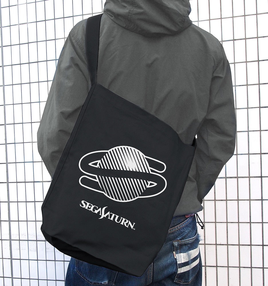 セガサターン ロゴ ショルダートート BLACK 【01/24頃入荷】