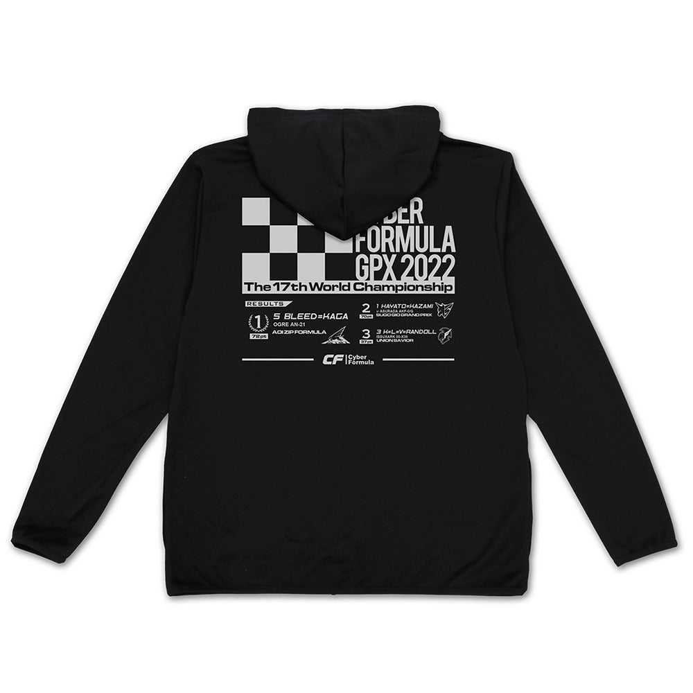 新世紀GPXサイバーフォーミュラSIN 第17回WGP記念 薄手ドライパーカー BLACK M 【02/04頃入荷】