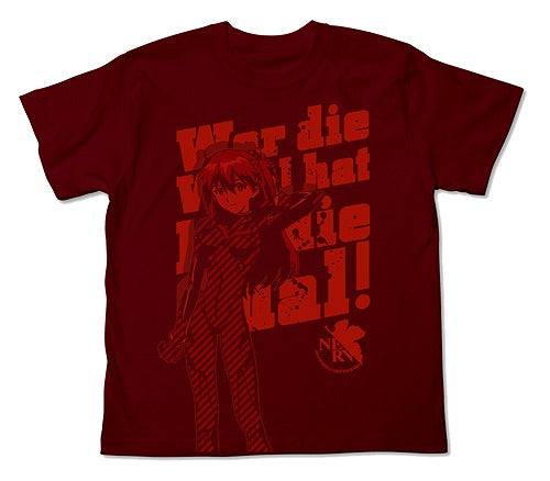 EVANGELION 新劇場版アスカTシャツ BLACK M 【01/24頃入荷】