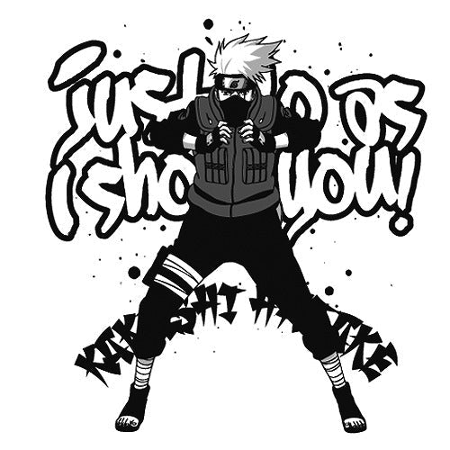 NARUTO-ナルト- 疾風伝 カカシTシャツ WHITE S 【01/24頃入荷】