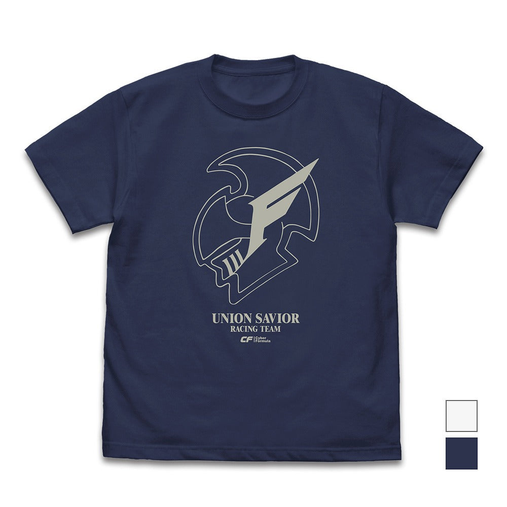新世紀GPXサイバーフォーミュラ ユニオンセイバー Tシャツ WHITE XL 【02/04頃入荷】