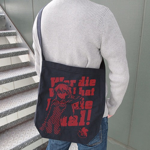 EVANGELION 新劇場版アスカショルダートート BLACK 【01/24頃入荷】