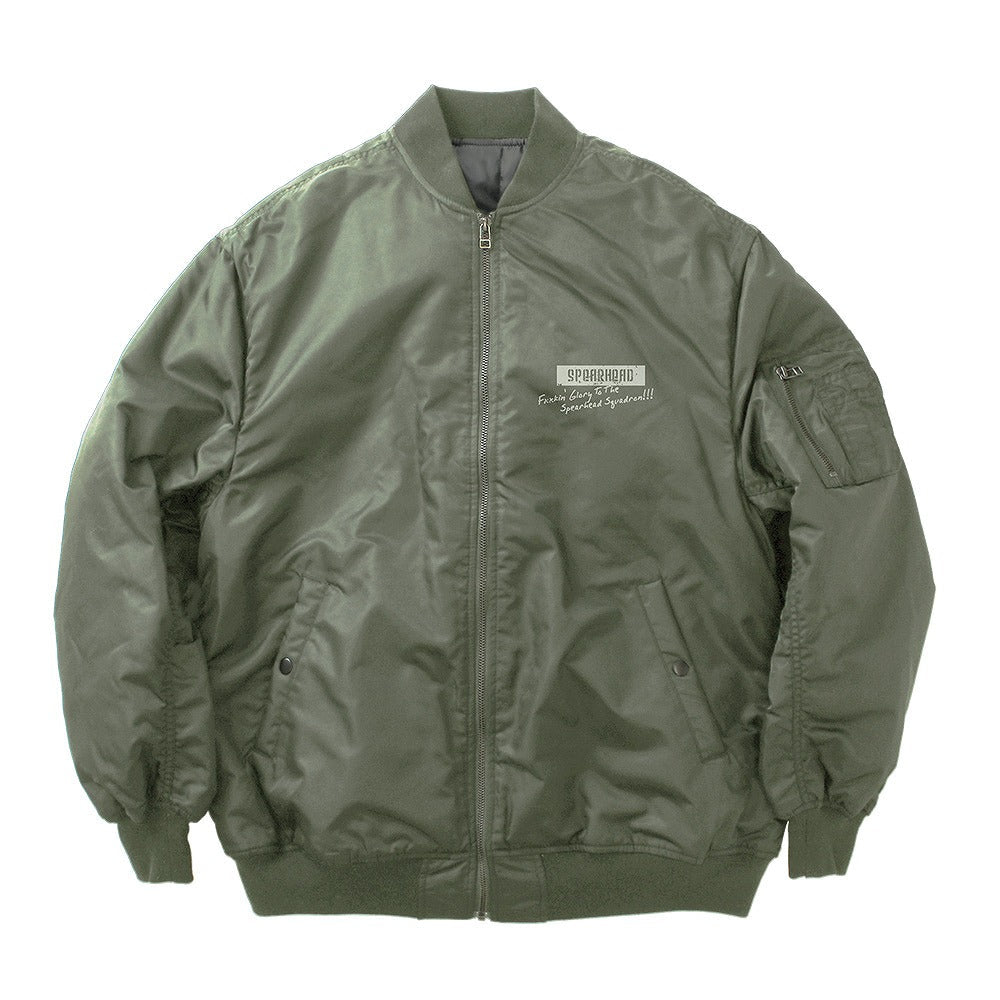86―エイティシックス― 〈アンダーテイカー〉パーソナルマーク MA-1ジャケット MOSS L 【01/07頃入荷】