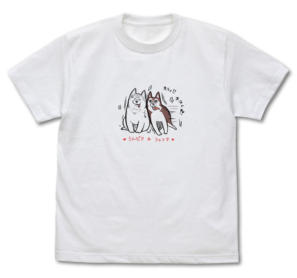 ハマジ シルビア&シャンテの落書 Tシャツ WHITE M 【02/16頃入荷】