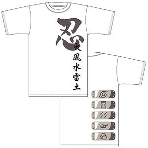 NARUTO-ナルト- 忍び五大国ハチガネ Tシャツ BLACK M 【01/24頃入荷】