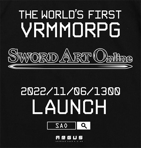 ソードアート・オンライン SAOプロモーションTシャツ WHITE M 【01/24頃入荷】