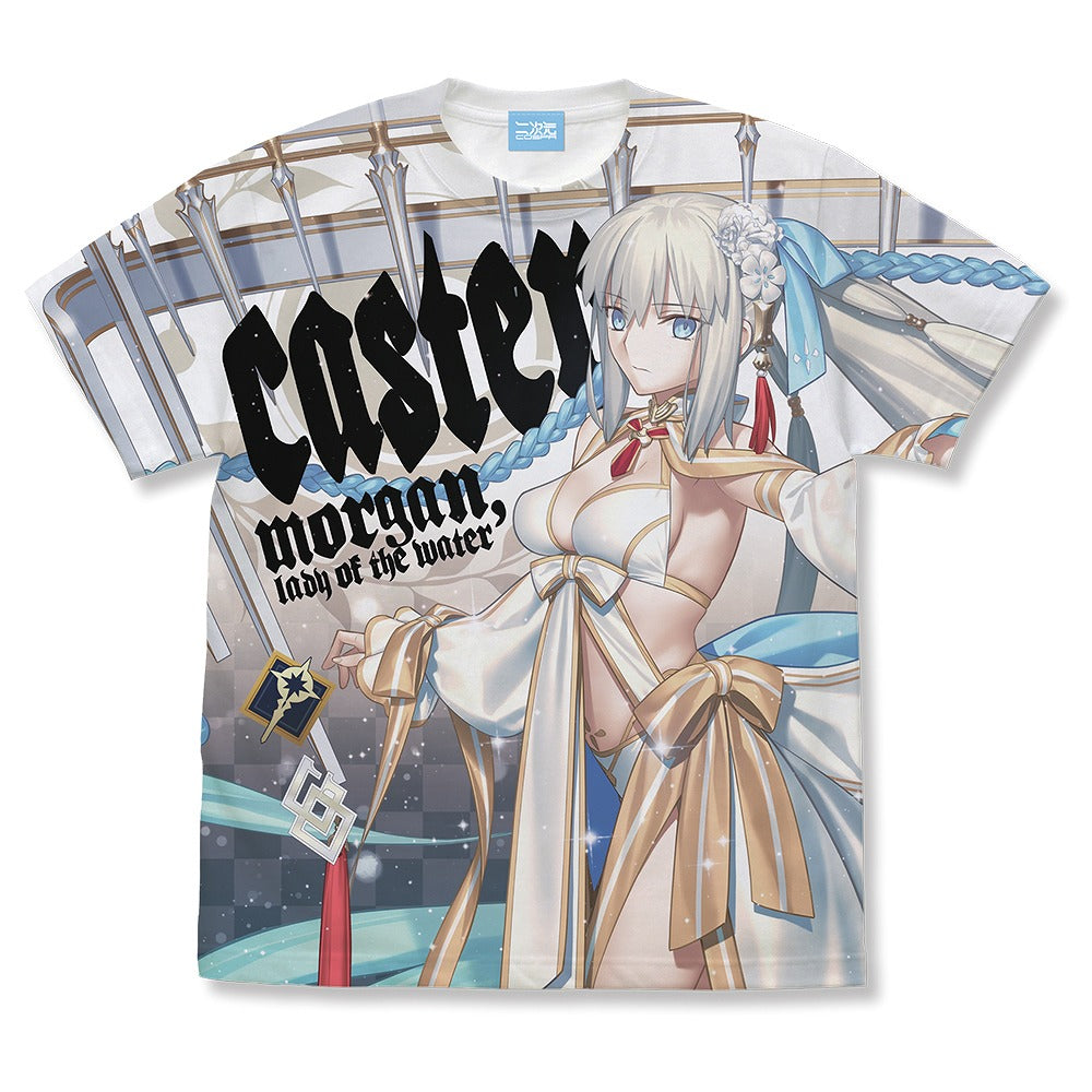 Fate/Grand Order キャスター/水妃モルガン フルグラフィックTシャツ 水妃モルガン フルグラフィックTシャツ/WHITE M 【03/24頃入荷】