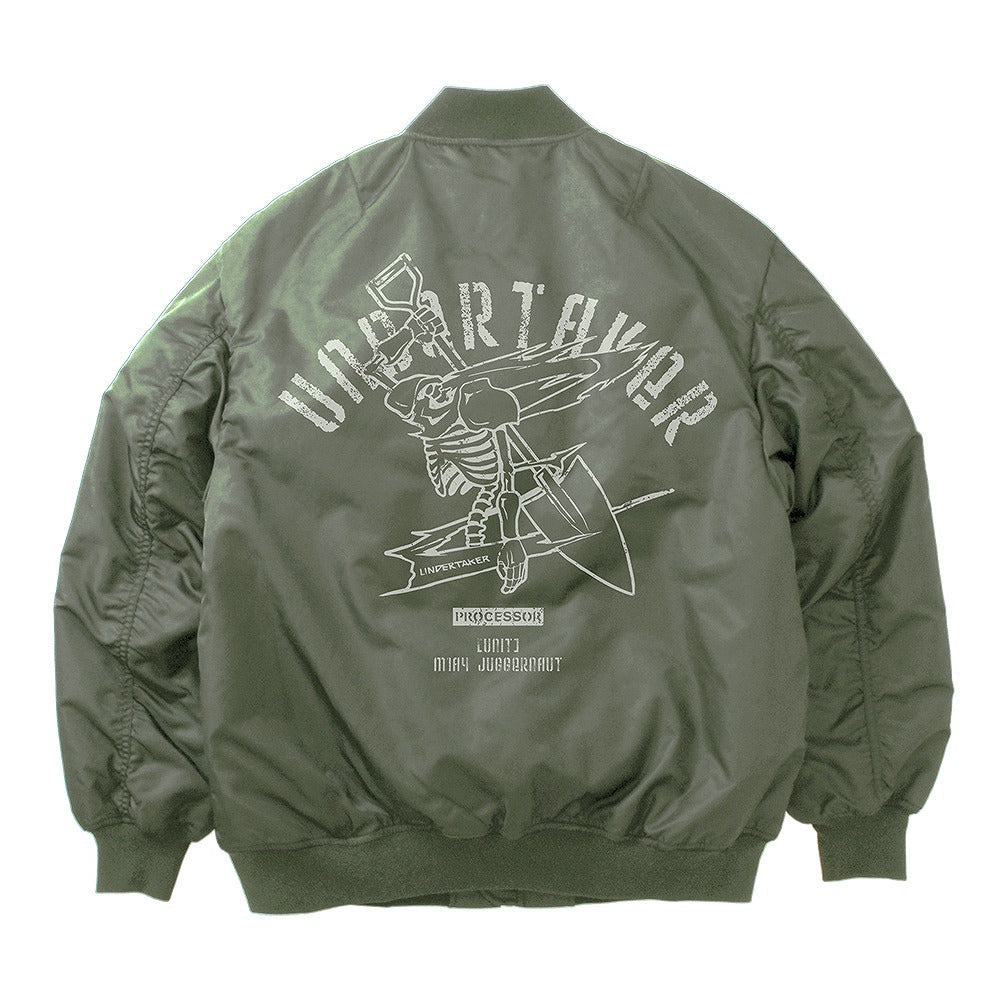 86―エイティシックス― 〈アンダーテイカー〉パーソナルマーク MA-1ジャケット MOSS L 【01/07頃入荷】