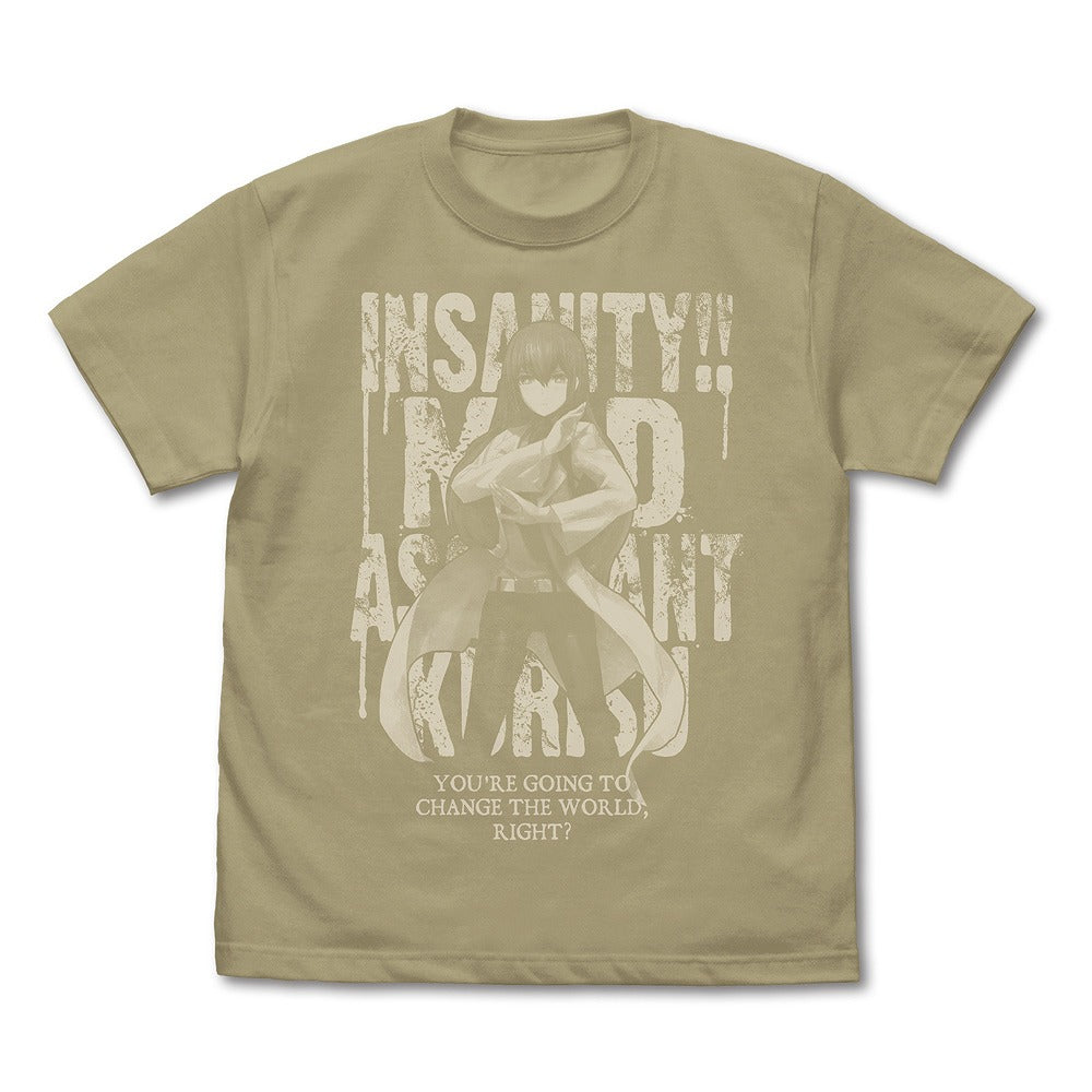 STEINS;GATE 鳳凰院紅莉栖 Tシャツ SAND KHAKI L 【01/24頃入荷】