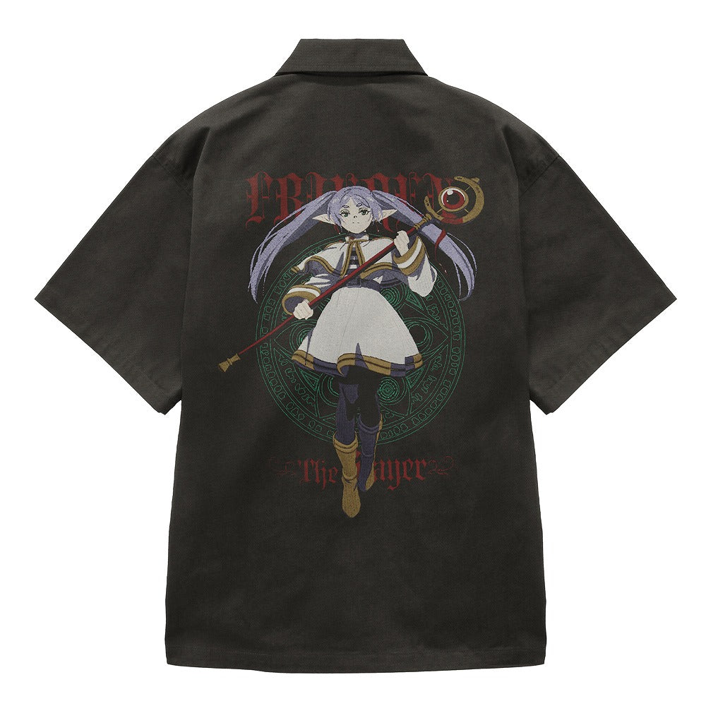 葬送のフリーレン フリーレン 刺繍ワークシャツ GRAY XL 【02/04頃入荷】