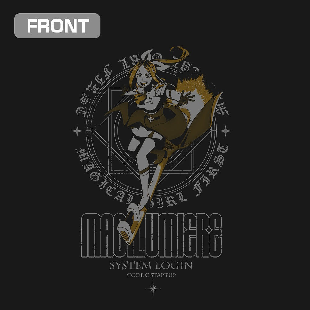 株式会社マジルミエ 越谷仁美 Tシャツ BLACK S 【01/24頃入荷】