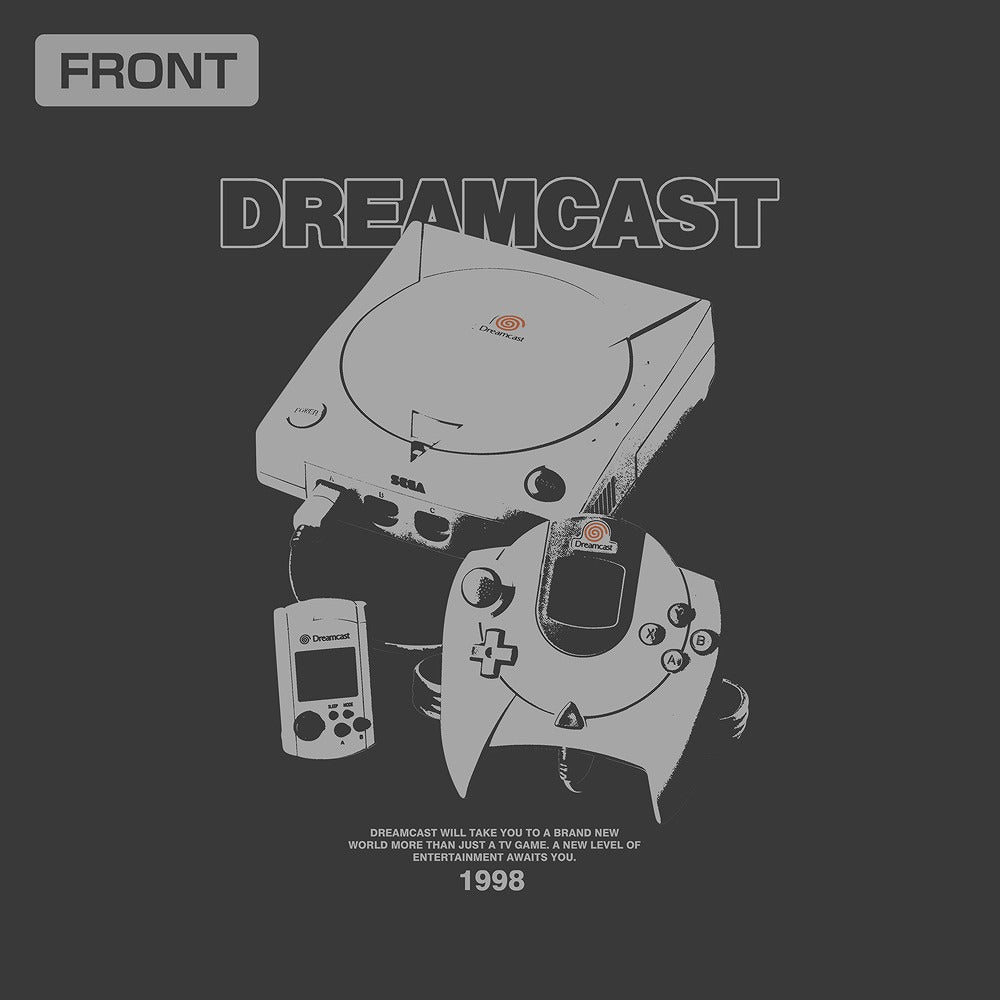 ドリームキャスト ゲームコンソール Tシャツ WHITE S 【01/24頃入荷】