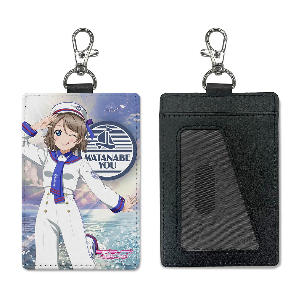ラブライブ!サンシャイン!! 描き下ろし 渡辺 曜 パスケース(ナスカン付き)ソロコンサー.. 【02/04頃入荷】