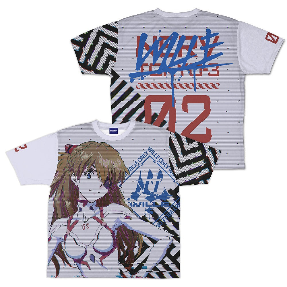EVANGELION 式波・アスカ・ラングレー 両面フルグラフィックTシャツ WI.. M 【01/24頃入荷】