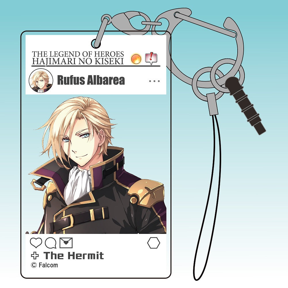 英雄伝説 創の軌跡 ルーファス・アルバレア SNS風アクリルキーホルダー 【02/04頃入荷】