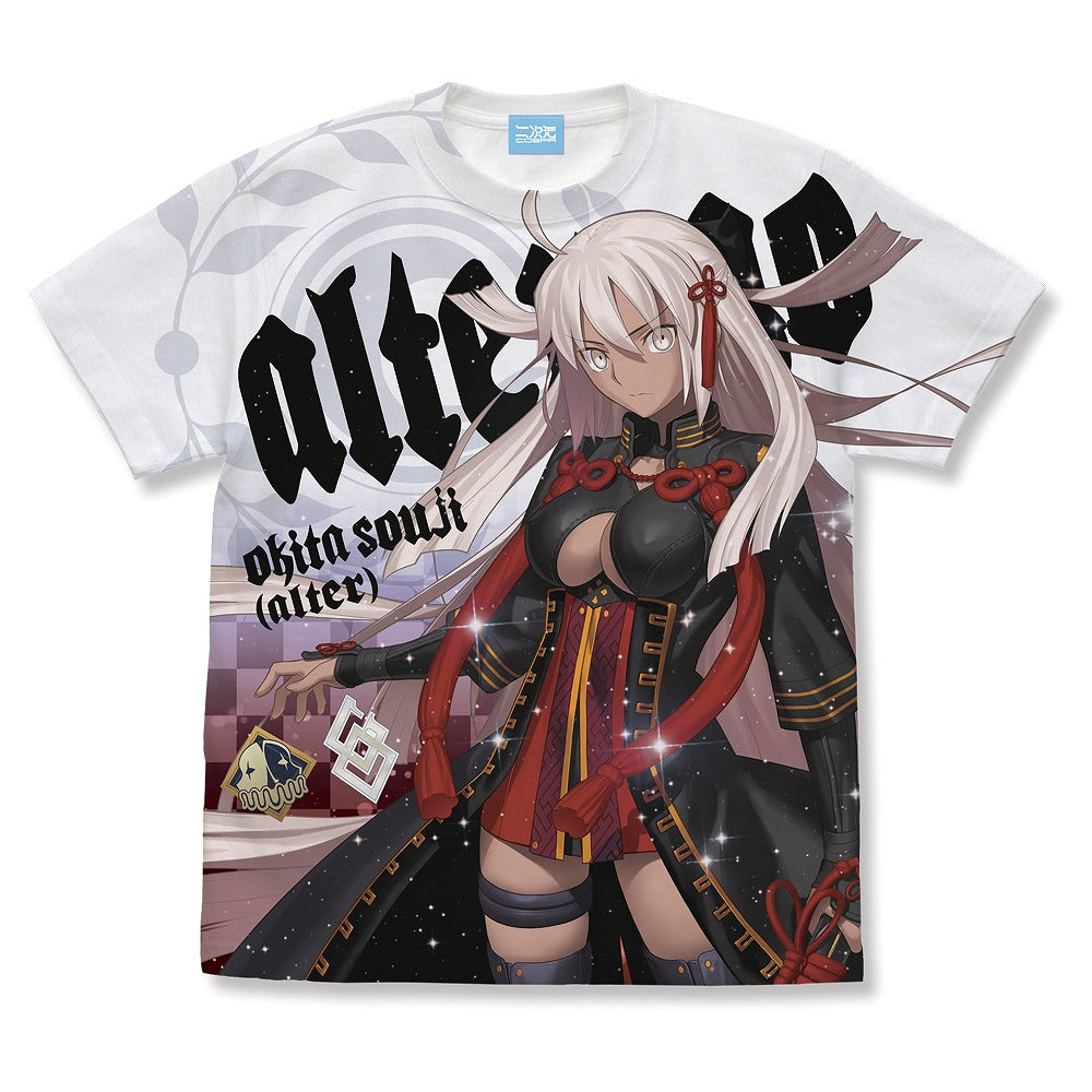 Fate/Grand Order アルターエゴ/沖田総司〔オルタ〕 フルグラフィックTシャツ 沖田総司〔オルタ〕 フルグラフィックTシャツ/WHITE M 【03/24頃入荷】