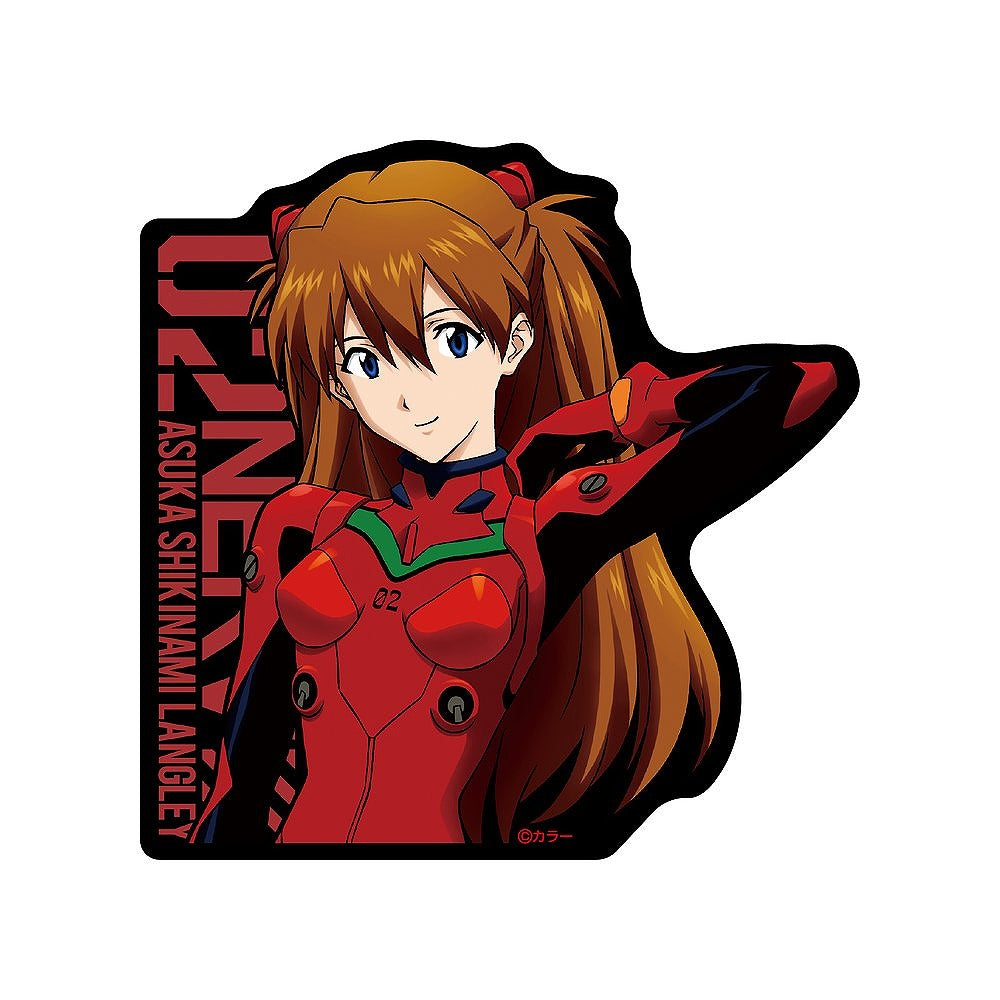 EVANGELION 式波・アスカ・ラングレー 屋外対応ステッカー 【01/24頃入荷】