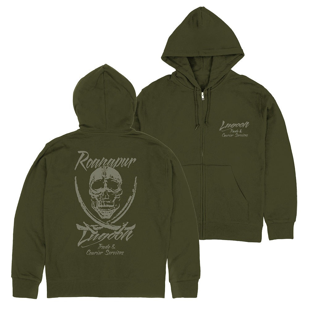 ブラック・ラグーン ラグーン商会 ジップパーカー BLACK L 【01/24頃入荷】