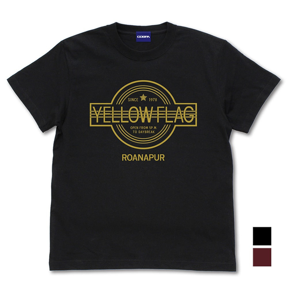 ブラック・ラグーン イエローフラッグ Tシャツ BLACK M 【01/24頃入荷】