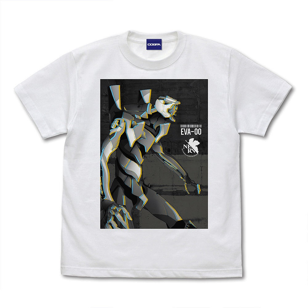 EVANGELION エヴァ零号機 エフェクトビジュアルTシャツ WHITE L 【01/24頃入荷】