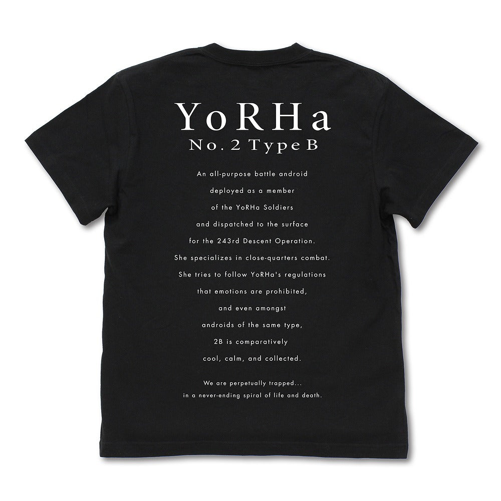 NieR:Automata Ver1.1a 2B Tシャツ BLACK S 【12/24頃入荷】
