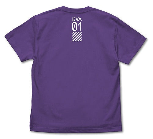 EVANGELION 初号機ロゴ Tシャツ VIOLET PURPLE M 【01/24頃入荷】