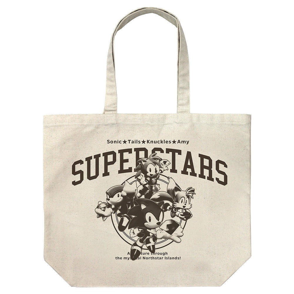 ソニック・ザ・ヘッジホッグ ソニックスーパースターズ ラージトート NATURAL 【01/24頃入荷】