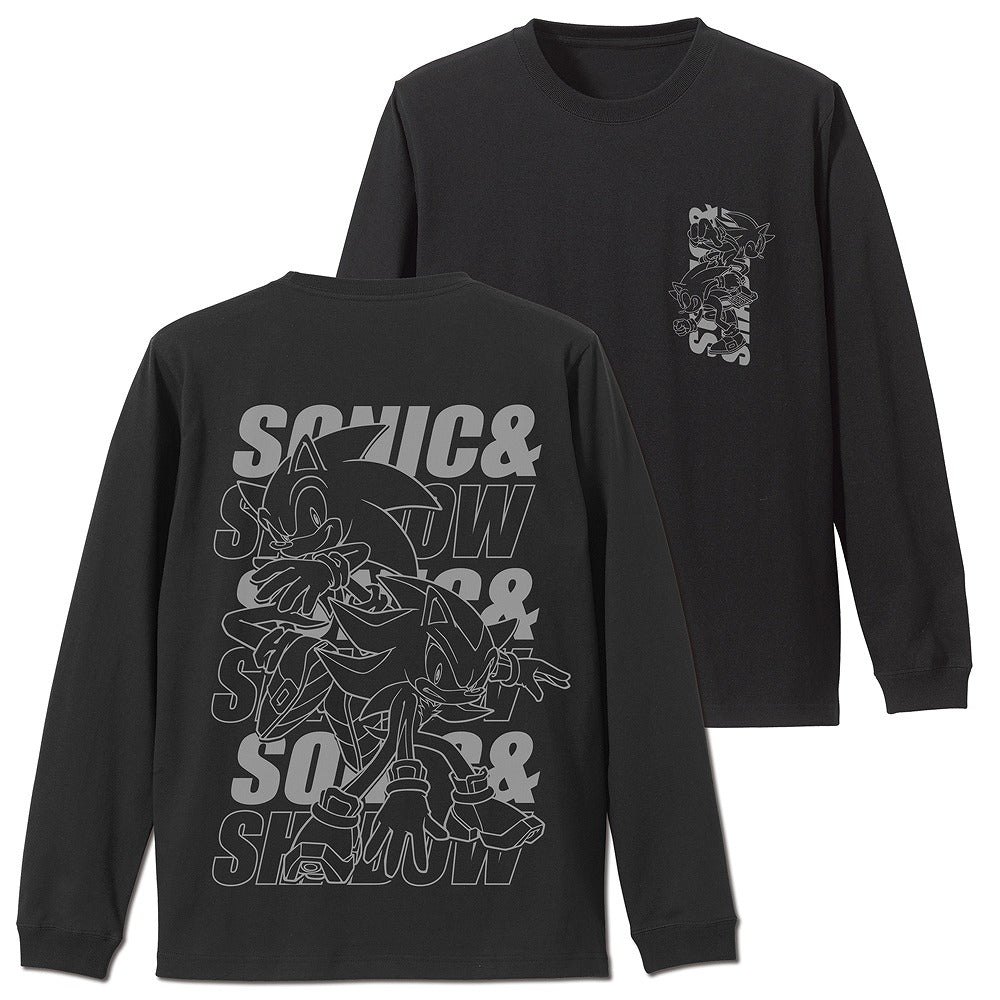 ソニック・ザ・ヘッジホッグ SONIC&SHADOW 袖ロングスリーブTシャツ WHITE M 【01/24頃入荷】