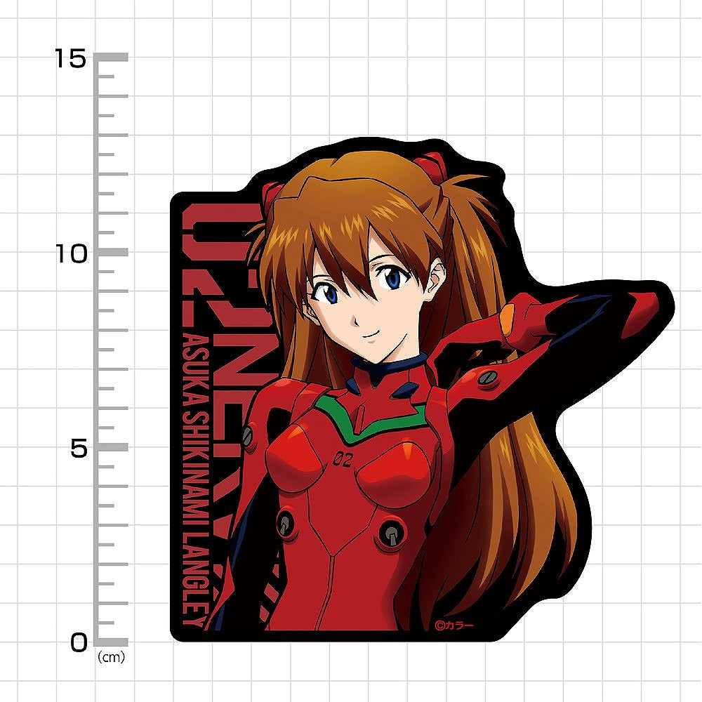EVANGELION 式波・アスカ・ラングレー 屋外対応ステッカー 【01/24頃入荷】