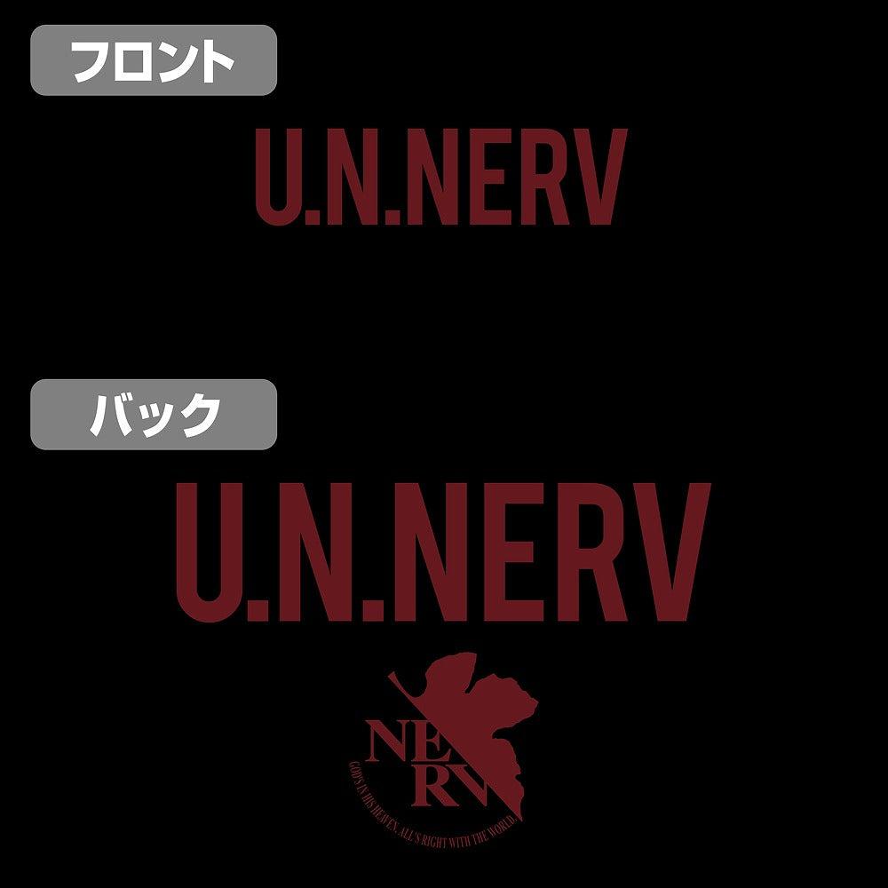 EVANGELION U.N.NERV 薄手ドライパーカー BLACK M 【01/24頃入荷】