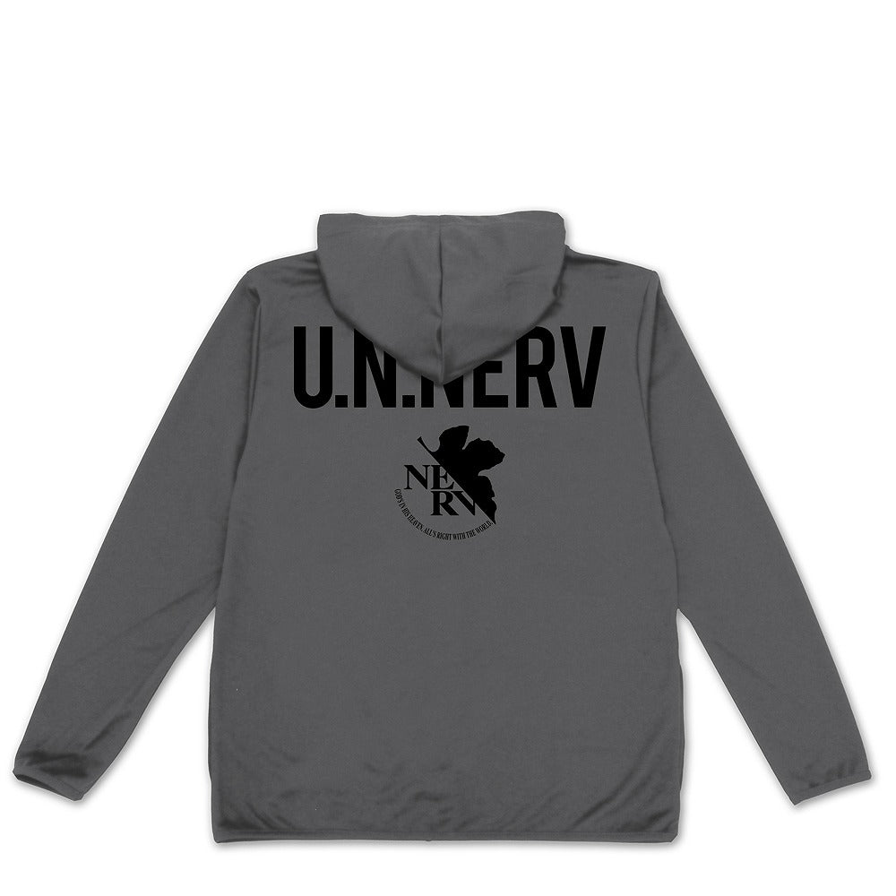 EVANGELION U.N.NERV 薄手ドライパーカー BLACK XXL 【01/24頃入荷】