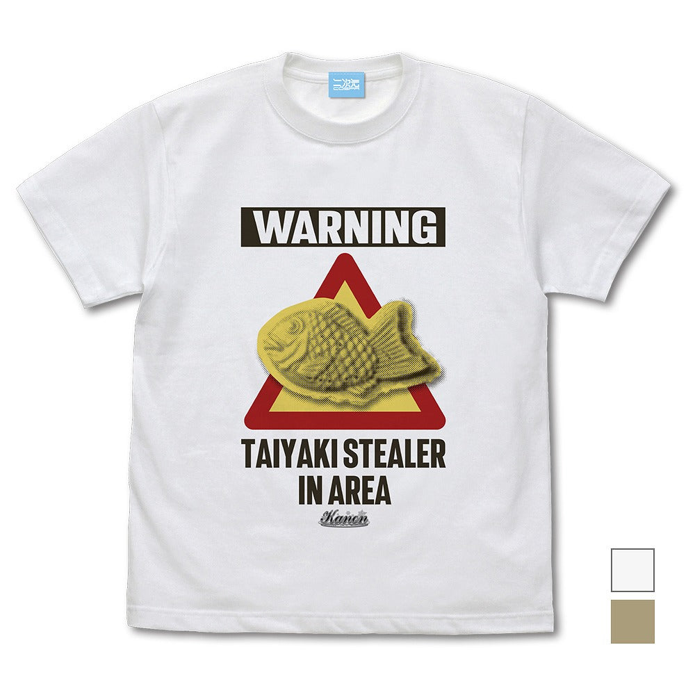 Kanon たいやき泥棒出没地帯 Tシャツ SAND KHAKI M 【12/24頃入荷】
