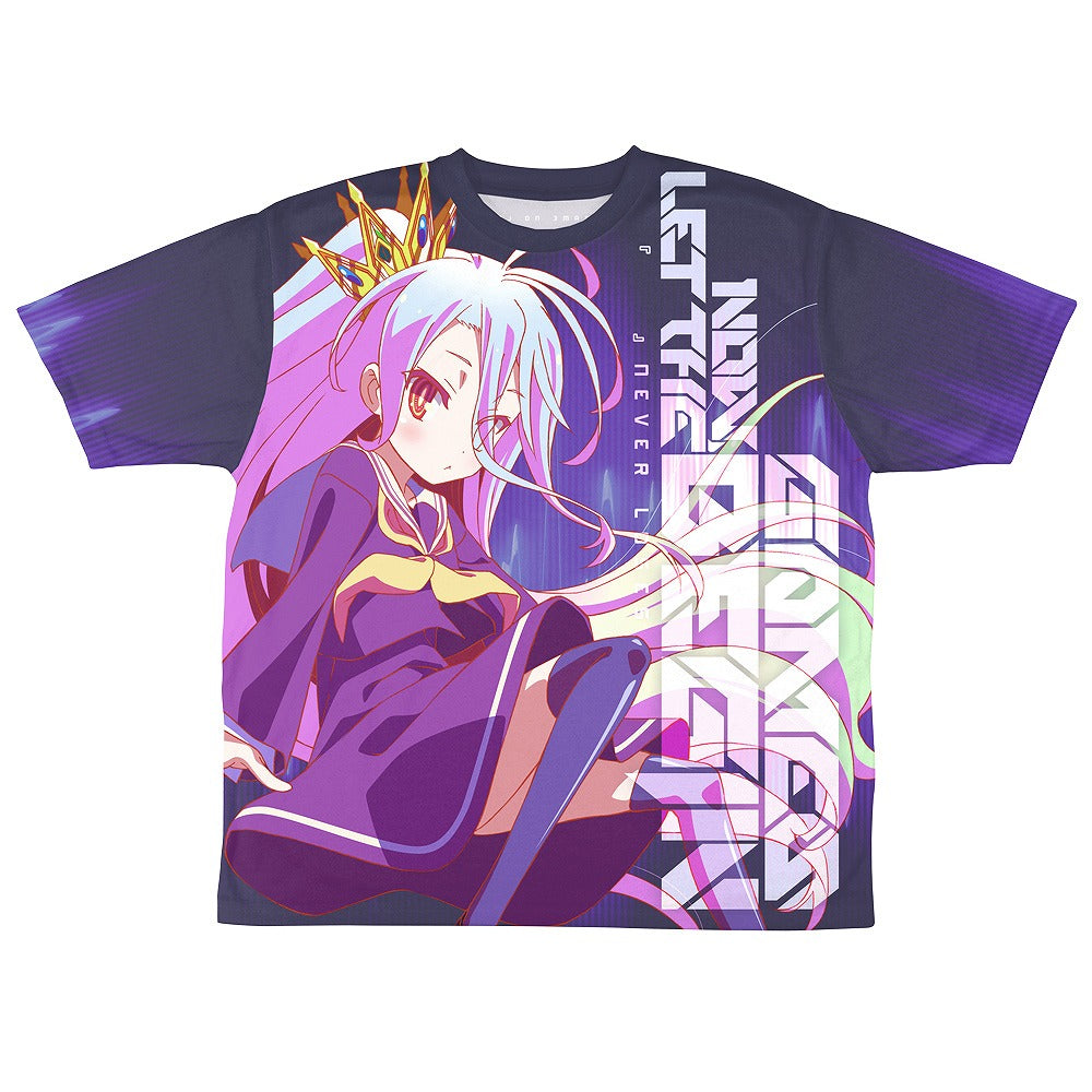 ノーゲーム・ノーライフ 「白」 両面フルグラフィックTシャツ Ver.4.0 WAV.. L 【01/24頃入荷】
