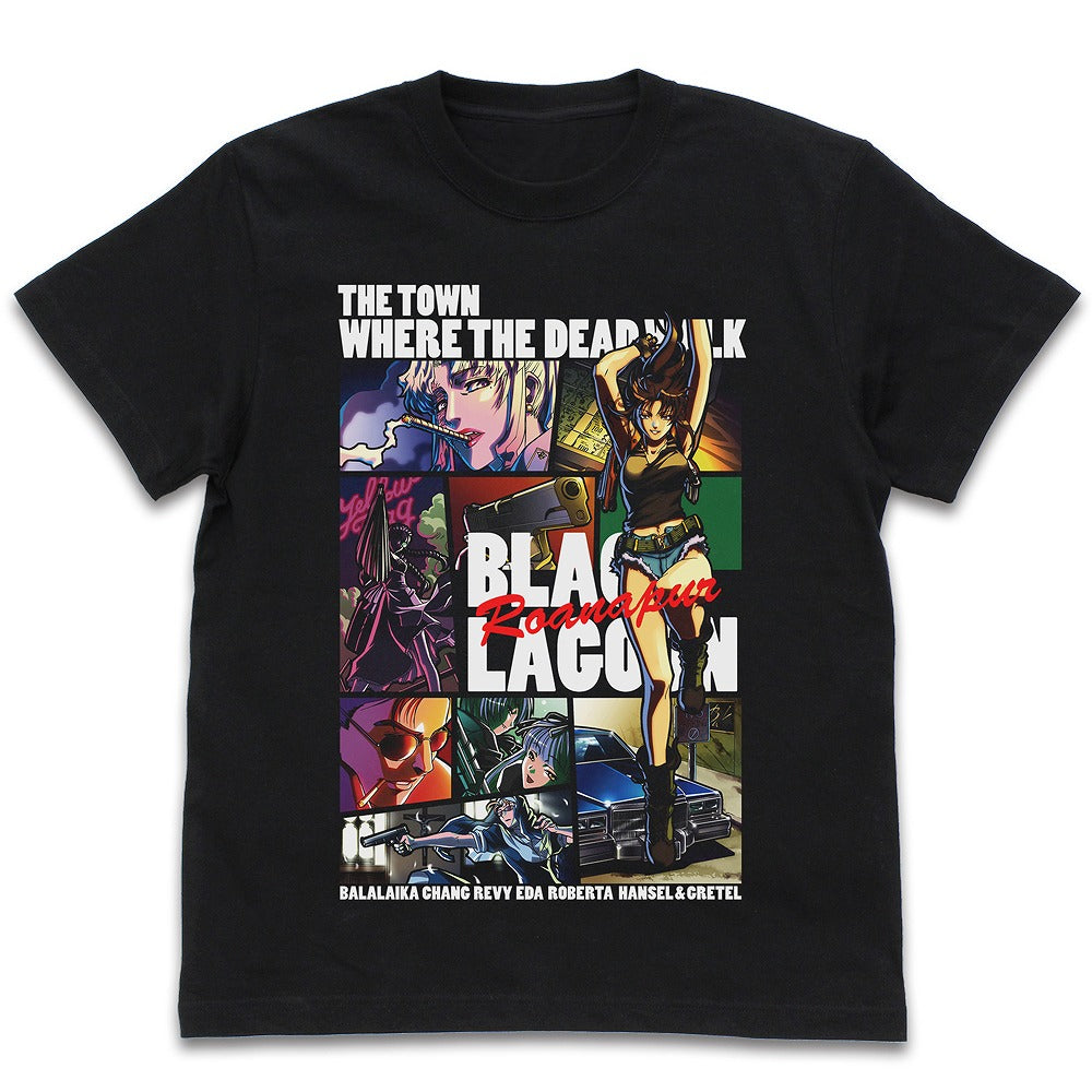 ブラック・ラグーン BLACKLAGOON フルカラーTシャツ BLACK M 【01/24頃入荷】