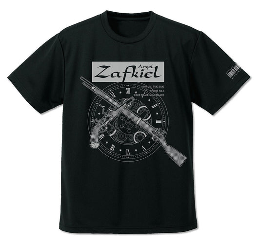 デート・ア・ライブIV 時崎狂三『刻々帝<ザフキエル>』 ドライTシャツ BLACK L 【02/04頃入荷】