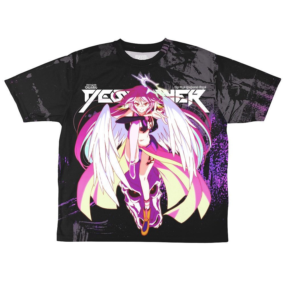 ノーゲーム・ノーライフ ジブリール 両面フルグラフィックTシャツ Ver.1.0 D.. M 【01/24頃入荷】