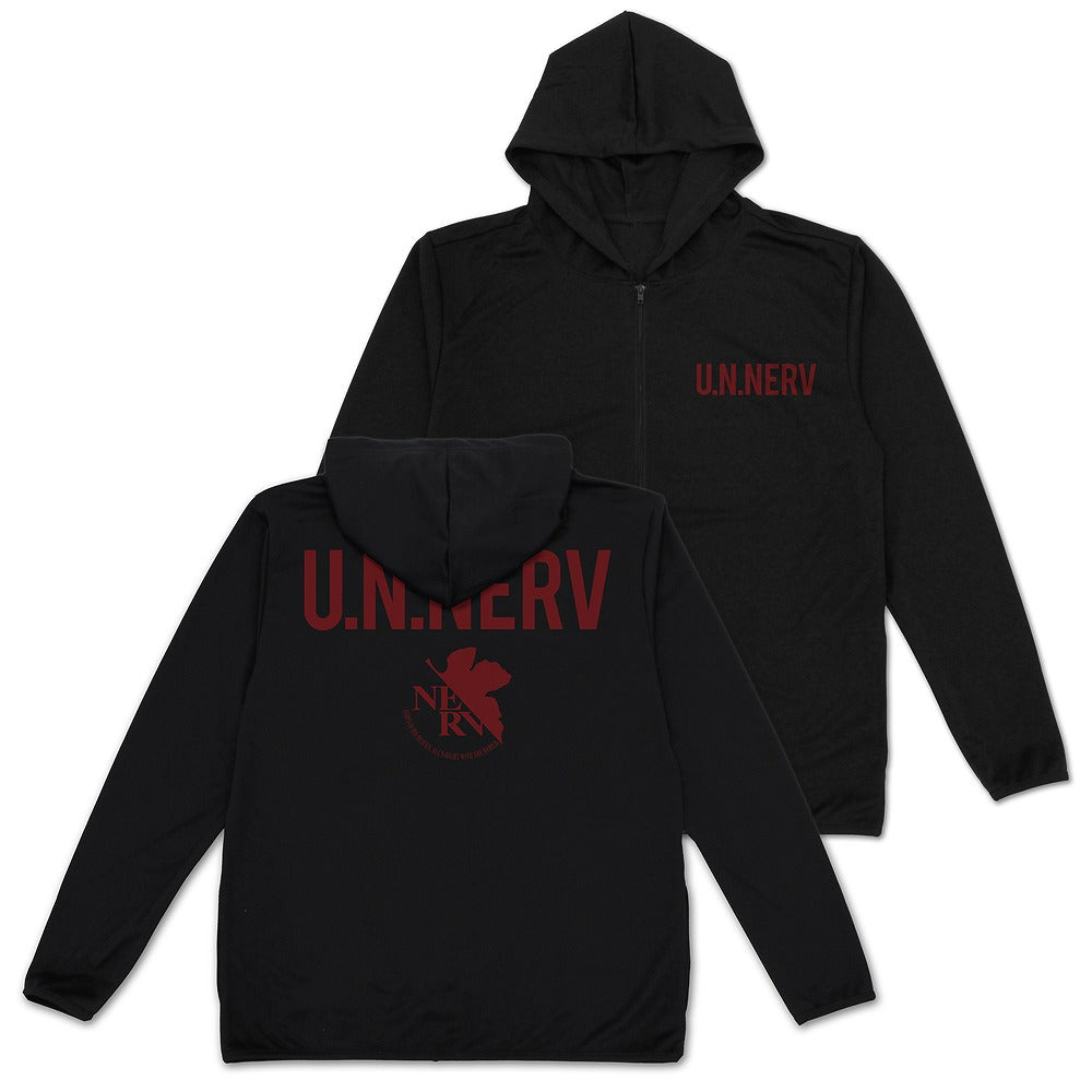 EVANGELION U.N.NERV 薄手ドライパーカー GRAY L 【01/24頃入荷】