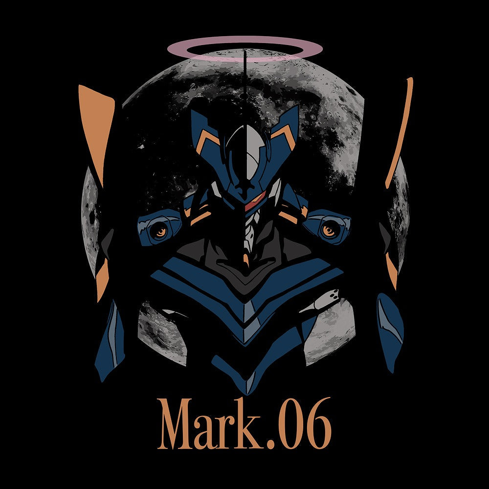 EVANGELION 月とMark.06 Tシャツ BLACK XL 【01/24頃入荷】