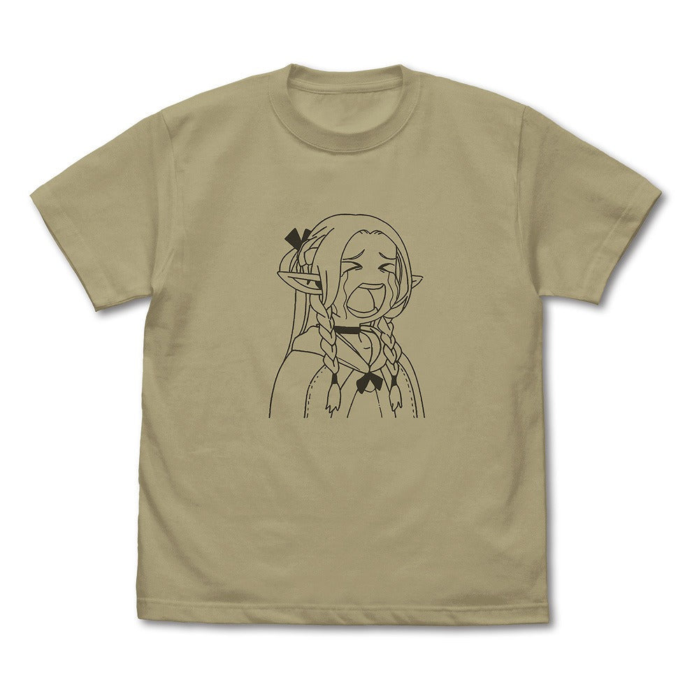 ダンジョン飯 マルシルの「こりッごり!!」 Tシャツ SAND KHAKI S 【12/24頃入荷】