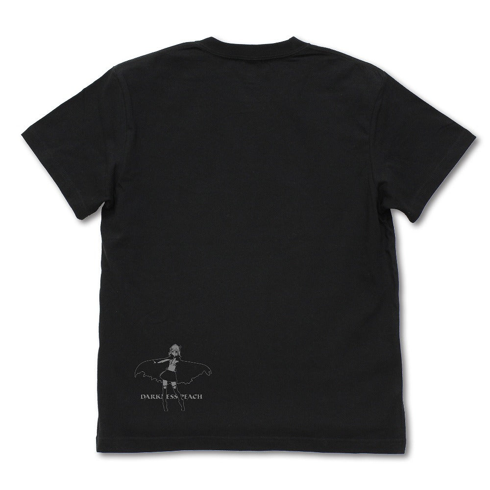 まちカドまぞく 2丁目 桃の闇堕ちTシャツ BLACK L 【01/24頃入荷】